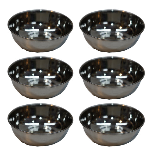 Stainless Steel Serving Bowl 35g Pack of 6