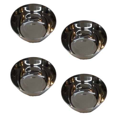 Stainless Steel Serving Bowl 57g Pack of 4