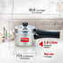 Prestige Popular Plus Svachh Virgin Aluminium Spillage Control Pressure Cooker 1.5 L Silver