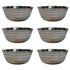 Stainless Steel Bowl for Serving 57g Pack of 6