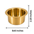 Miniature Brass Patela/Bhagona for Home Decor | Pack of 1