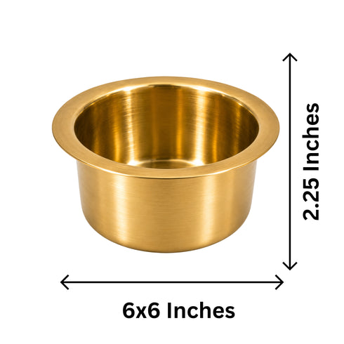 Miniature Brass Patela/Bhagona Decorative Showpiece | Pack of 1