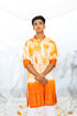Kzari Stylish Orange Batik Kurta