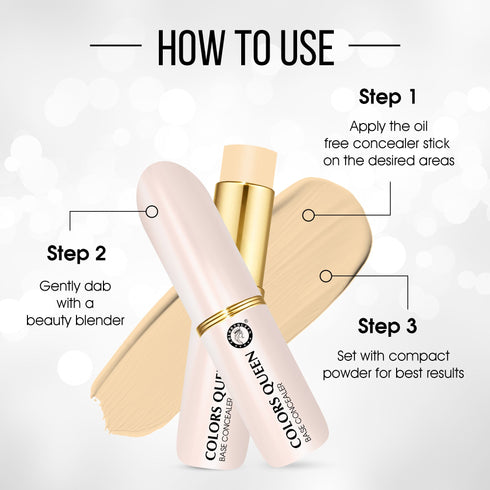 Colors Queen Perfect Oil Free Base Concealer | 8 Gram