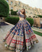 Ethenika Designer Chaniya Choli | Muslin Digital Print & Mirror Work | Navratri