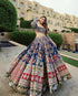 Ethenika Designer Chaniya Choli | Muslin Digital Print & Mirror Work | Navratri