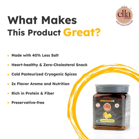Ella Foods Lemon Pickle 250g