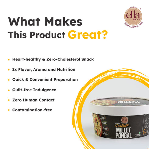 Millet Pongal |Added Pre & Probiotics