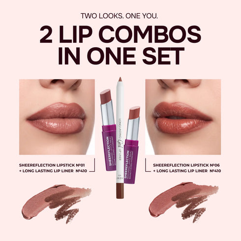 Lamel Lip Trio Set Two Moods