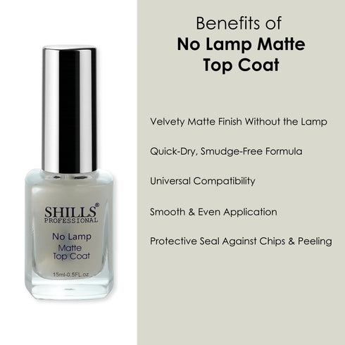 Shills Professional No Lamp Matte Top Coat