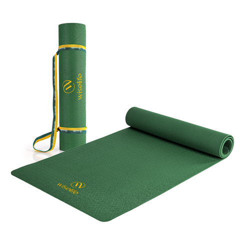 Wiselife Classic TPE Yoga Mat 6mm - Kamya Wellness Edition