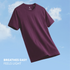 XYXX Pace Combed Cotton T-shirts Plum Red