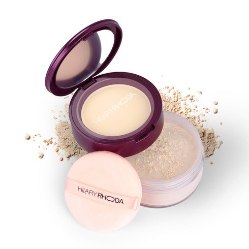 Hilary Rhoda The Setting Duo Compact & Loose Powder