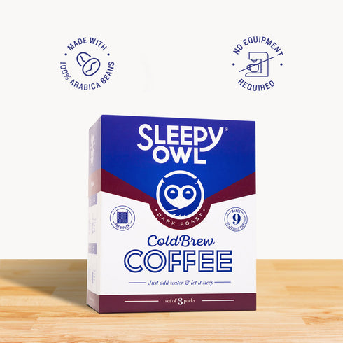 Sleepy Owl Coffee Cold Brew Packs / Dark Roast