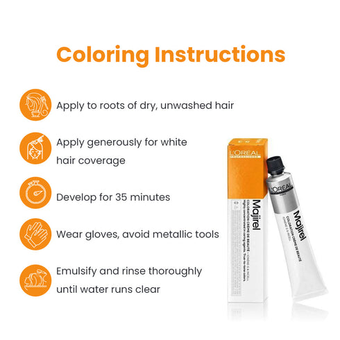L'Oreal Professionnel Majirel 5.3 Light Brown With Gold Permanent Hair Colour 50ml