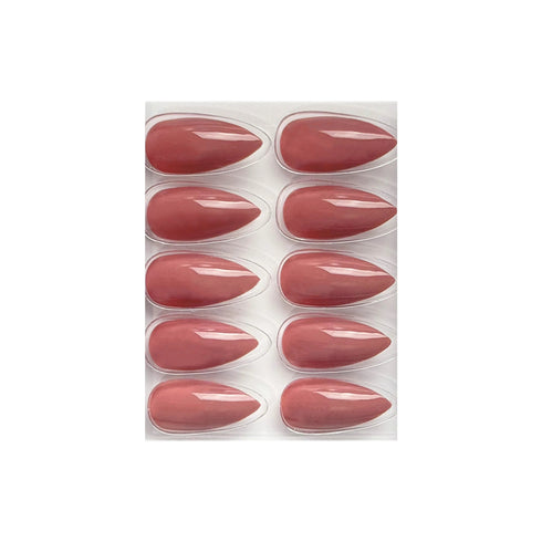 Shills Professional Glossy Solid Color Nails Sharp Almond(SPN605-SPN630)