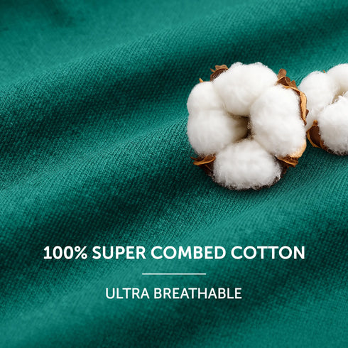XYXX Traq Silver Cotton Trunks Aqua Green