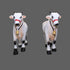 Medium Fiber Ongole Bull Pair - Table Decoration Figurines