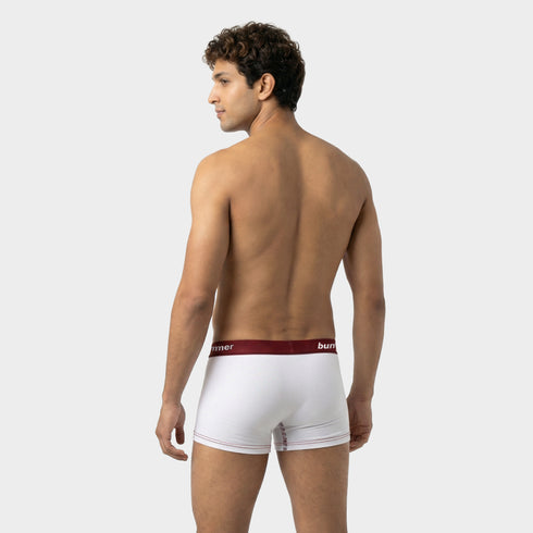 Bummer Cotton Stretch Trunks - Blanc