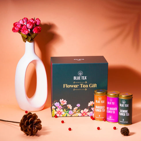Blue Tea Flower Tea Gift