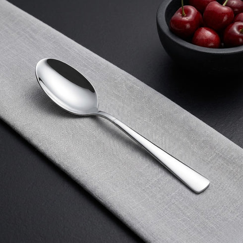Vinod Aero Stainless Steel Baby Spoon Set of 12 Piece Heavy Gauge Steel Mirror Finish Rust Free Tough Strong and Durable