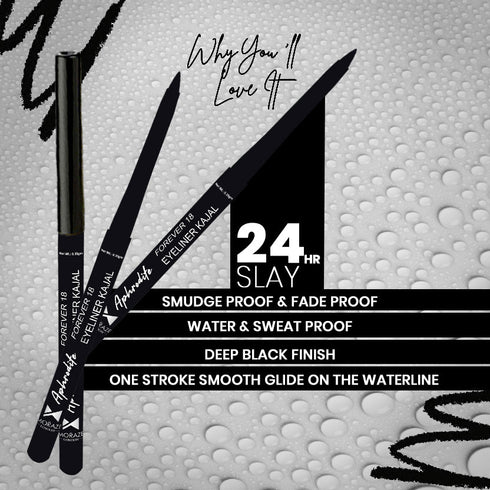 Moraze Cosmetics COMBO PACK OF EYELINER & KAJAL