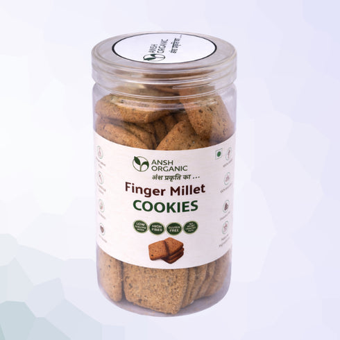 Ansh Organic Finger Millet Cookies | Ragi Cookies