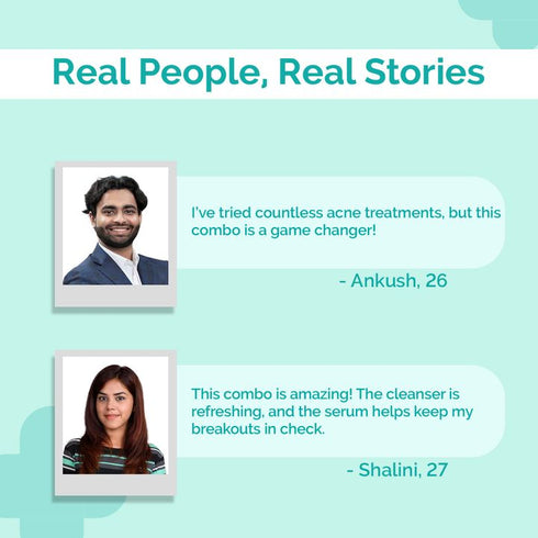 The Derma Co Salicylic Acid Acne-Fighting Combo