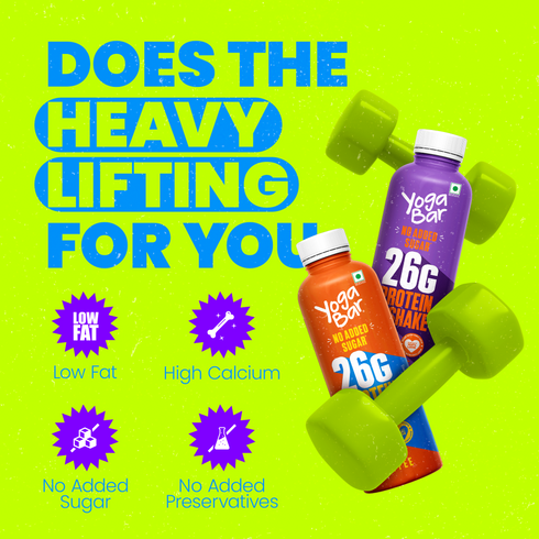 Yoga Bar 26g Protein Shake Cold Coffee