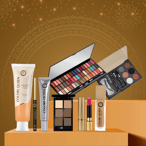 Colors Queen Wedding Makeup Kit with Free 29 Brush Set