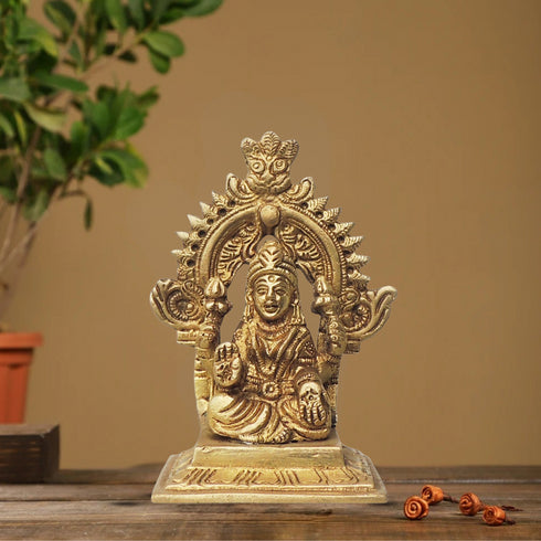 Brass Laxmi Ji Statue 0.21Kg