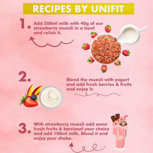 UNIFIT Strawberry Muesli