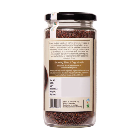 Bharat Vedica Organic Black Mustard Small Kali Sarso