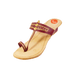 Vhaanfootwear Maroon Color Soft Kolhapuri Chappal for women by vhaan