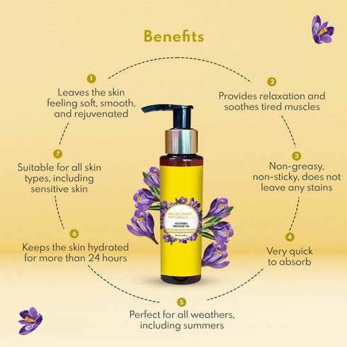 Wildflower Naturals Soothing Massage Oil