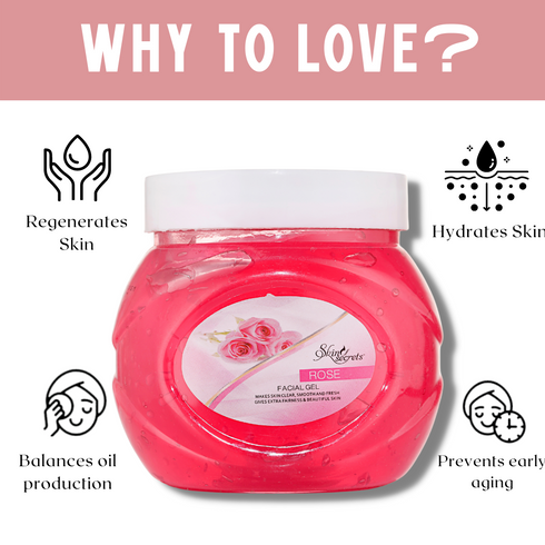 Skin Secrets Rose Facial Massage Gel