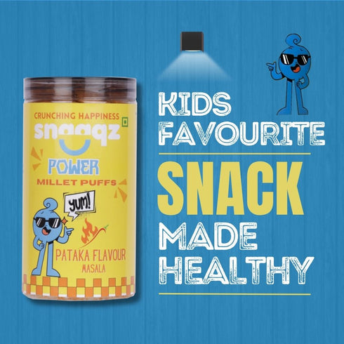 SNAAQZ Power Millet Puffs Patakha Masala 120gm