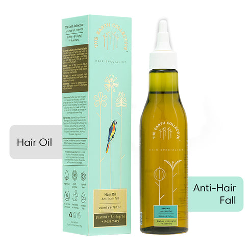 Theearthcollective in Anti Hair Fall Hair Oil For Weak & Thinning Hair Brahmi Bhringraj & Rosemary
