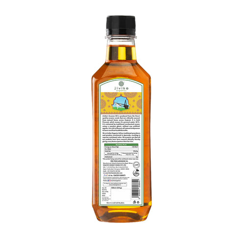 Jivika Naturals Cold Pressed Sesame Oil