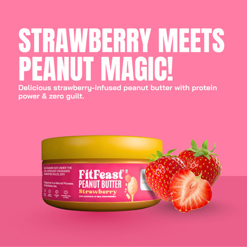Fitfeast Strawberry Peanut Butter 150g