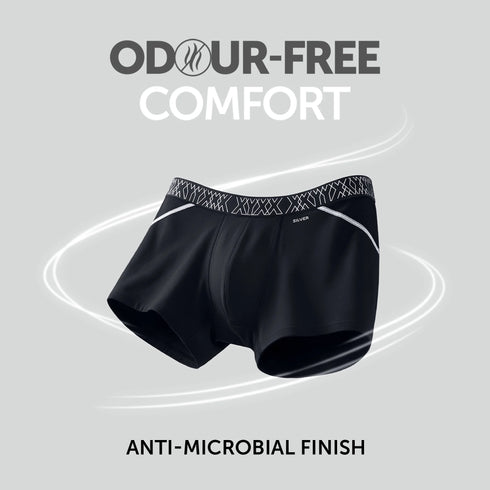 XYXX Sprint Cotton Stretch Trunks Black Knight