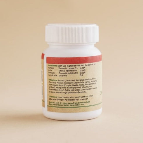 Isha Life Triphala Chooranam Tablet 100tab