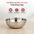 Vinod Doniv Titanium Triply Stainless Steel Tasla 24 cms 2.60 Liter Capacity Induction Friendly