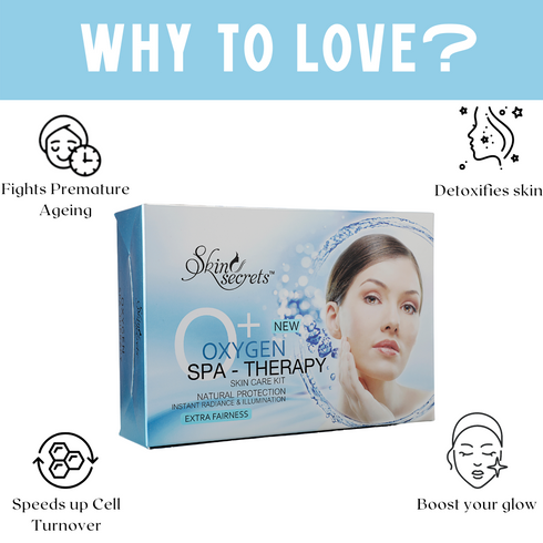 Skin Secrets India Oxygen Spa Therapy Facial Kit with Orange Peel Extract 310gm