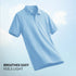 XYXX Nova Combed Cotton Polo T-shirts Sky Blue