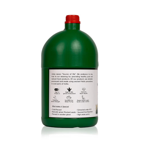 Jivika Naturals Cold Pressed Mustard Oil