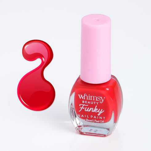 Whimsy Beauty Funky Red Nail Paint
