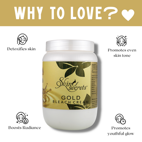 Skin Secrets 24 Carat Gold Bleach with Gold Dust & Lemon Oil