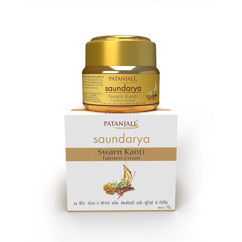 Patanjali Saundarya Swarna Kanti Fairness Cream - 15g