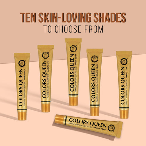 Colors Queen Derma Makeup Cover Foundation | 20 Gram